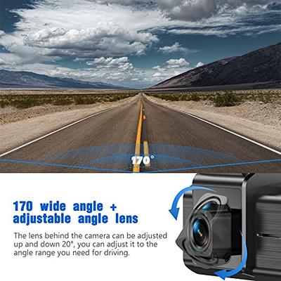 2K Dash Cam Front WiFi Dash Camera for Cars QHD 1440P Car Camera Dashcam  for Cars with Super Night Vision 170°Wide Angle WDR Loop Recording - Yahoo  Shopping