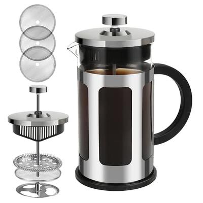 Belwares Stainless Steel French Coffee Press, With Double Wall And Extra  Filters 34oz : Target