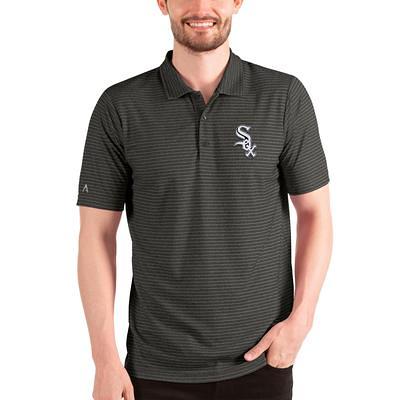 Boston Red Sox Antigua Esteem Polo - Heathered Black/Silver