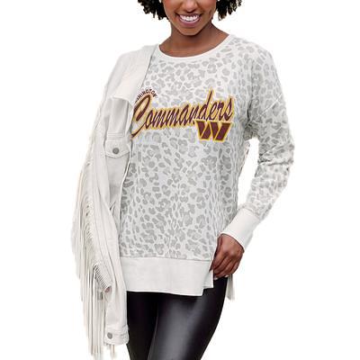 Women's Gameday Couture White Washington Commanders End Zone Envy Mock Neck  Fleece Pullover Sweatshirt - Yahoo Shopping