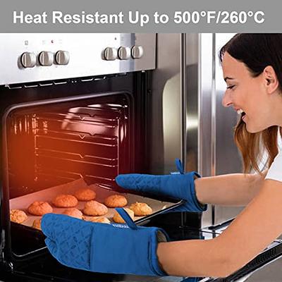 Kitchen Oven Glove High Heat Resistant 500 Degree Extra Long Oven