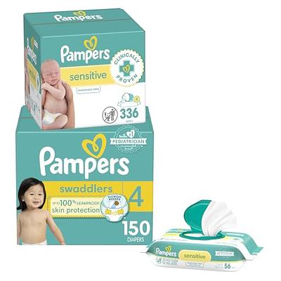  Diapers Size 4, 150 Count - Pampers Pure Protection
