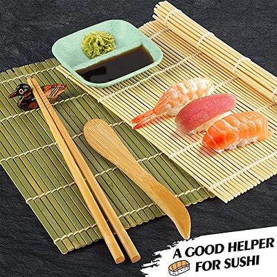 Sushi Making Kit, 22 in 1 Sushi Roller Maker Bazooker Kit with Bamboo Mats,  Chef's Knife, Chopsticks, Sauce Dishes, Rice Spreader, Avocado Slicer for  Beginners, Family, Friends, Home - Yahoo Shopping