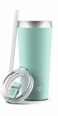 Reduce Vacuum Insulated Stainless Steel Cold1 Tumbler with Straw and Lid,  Everglade, 34 oz. 