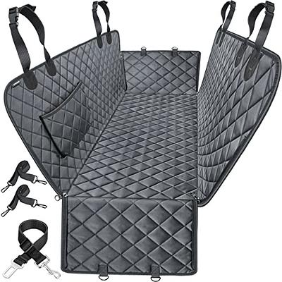 Pets Back Seat Cover Protector Waterproof Scratchproof Nonslip Hammock for Cars and SUVs - Black