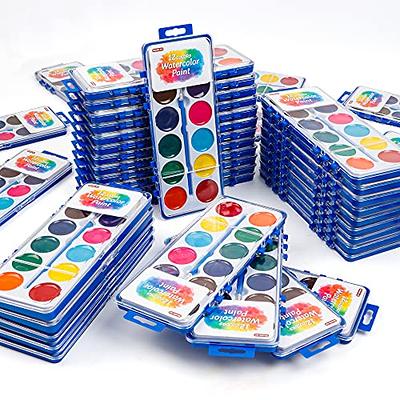 U.S. Art Supply 10-Well Plastic Artist Painting Palette - Paint Color  Mixing Trays - Kids, Art Students, Classroom, Craft Projects, Fun Parties