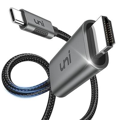 Warrky USB C to DisplayPort Cable for Office and Gaming (4K 60Hz, 2K/1440P  165Hz) Aluminum Type-C to Display Port Cord [Thunderbolt 3/4 Compatible]