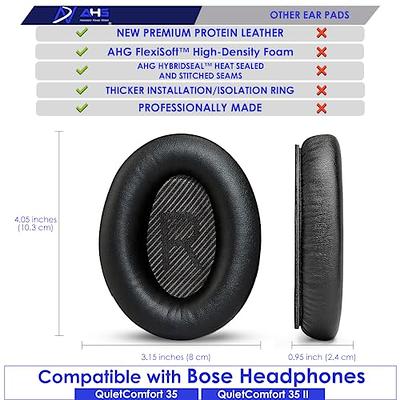 AHG Replacement QC35 ii Headband / QC35 Headband pad Cushion Cover.  Compatible w/Bose QuietComfort 35 ii Headphones/QuietComfort 35 Headphones
