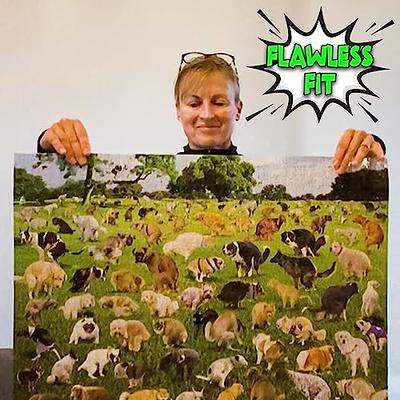 Pooping Dogs 2-1000 Piece Dog Puzzles for Adults - Funny Gift Dog Poop Gag Jigsaw Puzzles for Dog Lovers & Puppy Owners Prank