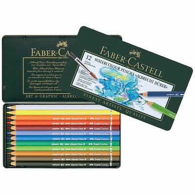 Faber Castell Color Pencil Goldfaber Metal Tin Set of 12