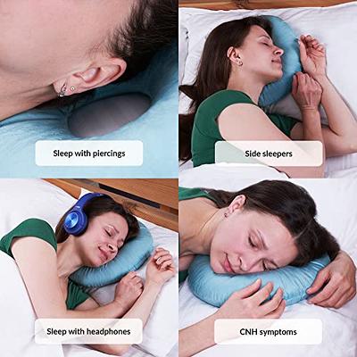 Xtra-Comfort Twist Memory Foam Travel Pillow for Neck, Chin, Lumbar and Leg Support - Neck Cushion for Traveling on Airplane - for Side, Stomach and B