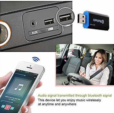 Wireless Car Bluetooth, System AUX Audio Music Receiver Adapter