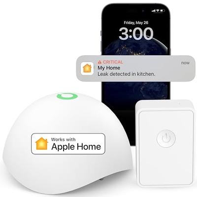 meross Smart Water Leak Detector, WiFi Water Sensor Support Apple HomeKit,  SmartThings, IP67 Waterproof with App Alerts, Audio Alarm, 100M Range for  Home Basement Kitchen (Meross Hub Included) - Yahoo Shopping