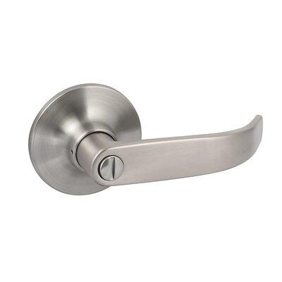 Sure-Loc Hardware Ridgecrest Mountain Logan Satin Brass Interior Bed/Bath  Privacy Door Handle in the Door Handles department at