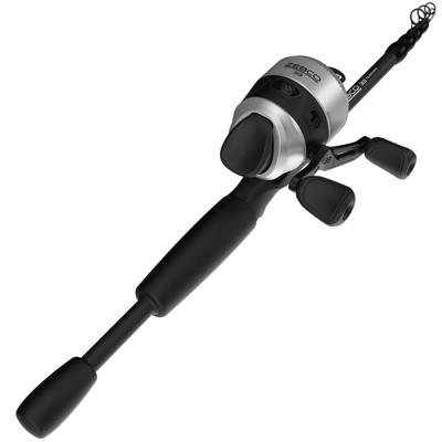 Zebco 808 Spincast Reel and Fishing Rod Combo, 7-Foot Durable Z-Glass Rod  with Extended EVA Rod Handle, Quickset Anti-Reverse with Bite Alert,  Pre-spooled with 20-Pound Cajun Fishing Line, Black