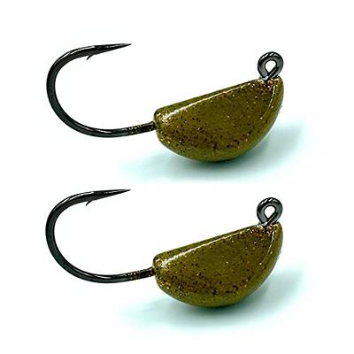 Sheepshead Jig, 2 Pack, Standup Style Jig, Saltwater Fishing Jig, Ultra  Tough Powder Coat Finish with 2X Hook, 1/2-2oz Sizes, Multiple Colors, Made  in The USA (.75oz, Green Pumpkin) - Yahoo Shopping