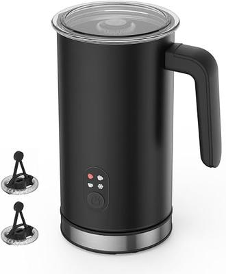 Milk Frother, SAIBOKE 4-in-1 Electric Milk Steamer，Automatic Hot & Cold  Foam Maker, 8.8oz/260ml Milk Warmer for Latte, Cappuccinos, Macchiato.  Ultra-Quiet Working & Automatic Shut Off. - Yahoo Shopping