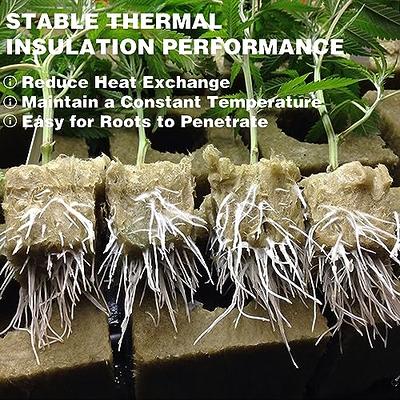 Rockwool Grow Cubes 1.5 Inches - Growing Medium Starter Sheets 30 per Pack