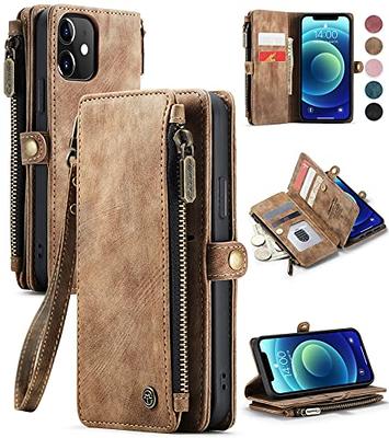 Noemie Napa Crossbody Strap and Wallet Phone Case for iPhone 13, Tan/Black