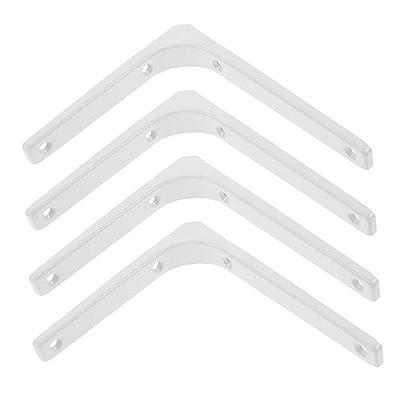 DOITOOL 12pcs Shelfs Adhesive Bracket Mount Adhesive Shelf Bracket for Wall  Floating Shelf Bracket Shelf Brackets Shelf Mounting Brackets Corner