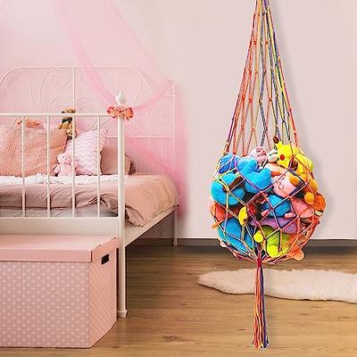 Extra Large Hanging Net Boho-inspired Extra Large Plush Toy Wall