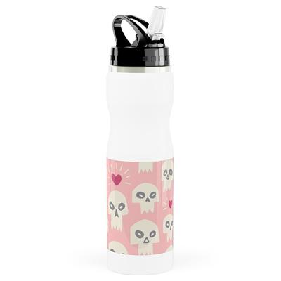 Northfield Camilla Floral Light Blue Slim Water Bottle