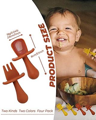 Baby Led Weaning Silicone Baby Spoons for Self Feeding