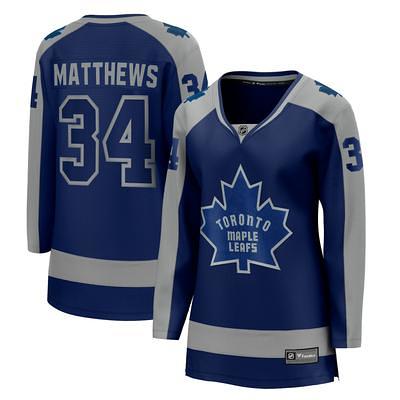 Auston Matthews Toronto Maple Leafs Unsigned Blue Reverse Retro Jersey Goal  Celebration Photograph
