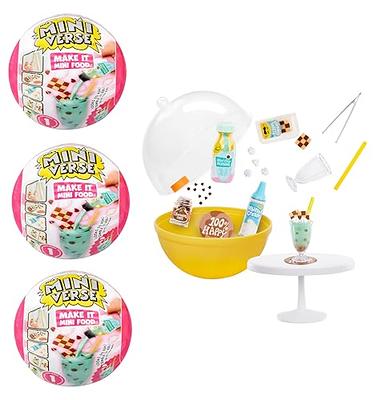 MGA's Miniverse Make It Mini Food Cafe Series 1 Minis - Complete Collection  (Pack of 24), Blind Packaging, DIY, Resin Play, Collect