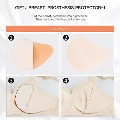 ONEFENG Artificial Symmetrical Breast Form Post Mastectomy Breast