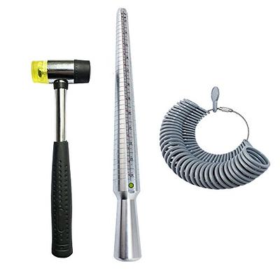 Ring Size Mandrel Measurement Tool Steel Ring Size Measurement Kit