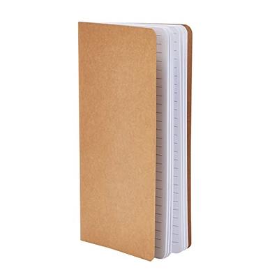 24 Pack Lined Kraft Paper Notebook Bulk Set, Travel Journals with 80 Pages  for Students, Travelers, Kids, Office Supplies (4x8 In)