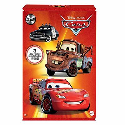 Disney Pixar Cars 1:24 Dinoco Lightning McQueen Die-cast Car with Tire Rack  Play Vehicles 