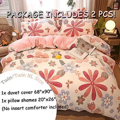 Kawaii Bedding Set Twin Size, Cinnamoroll Bed Set for Girls Kids Teens,  Blue Kawaiipuppy Comforter Cover Set Soft,Cute Duvet Cover Set,Girls Room