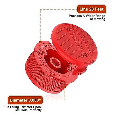 Thten RS-136 Trimmer Spool Line Compatible with Black Decker 20ft