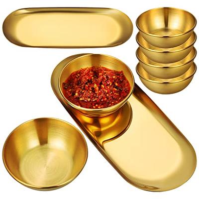 Chip And Dip Serving Set With Bamboo Tray Snack Candy Fruit - Temu