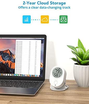 tempCube Pro WiFi Temperature & Humidity Monitor. No Subscription.  Unlimited Email Alerts 24/7. Remote Wireless Thermometer Hygrometer for  Greenhouse, Winecellars, Server Rooms, RVs, Freezers, Labs 