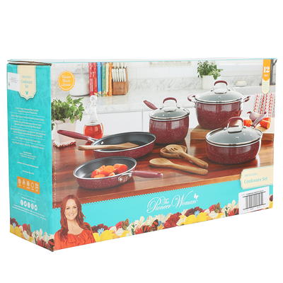 The Pioneer Woman Cookware Set 10-Piece Frontier Speckle Aluminum NEW