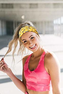 Boho Headbands For Women Fashion Wide Headband Yoga Workout Head Bands Hair  Accessories Band 6 Pack