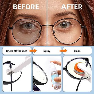 Glasses Cleaning Kit Eyeglass Repair Kit, Eye Glass Cleaners Spray (Anti  Fog) with Eyeglass Cleaner Cloth, Repairing Kit with Screws and  Screwdriver, Nose Pads, Glasses Cleaner Tool for Travel - Yahoo Shopping