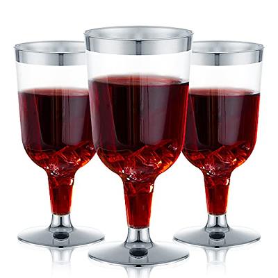 SUT Clear Disposable Wine Glasses Stemless, 12oz Unbreakable Wine Cups 32  Pack, Shatterproof, Recyclable, Heavy Duty Plastic Wine Glasses for Parties  Disposable - Yahoo Shopping