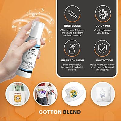 Sublimation Spray Sublimation Coating For Cotton Shirts Spray All Fabrics  Including Polyester Carton Canvas Quick Drying And Super Adhesion High  Gloss