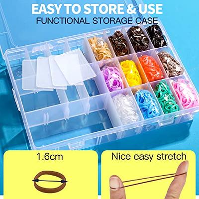 5pcs/Box Colorful Elastic Hair Ties In Container For Women, Thick