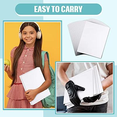 50 Pack White Foam Board for Projects, 11 x 13.7inch Foam Core Baking Board Mat Board Center, 1/8inch Thick Polystyrene Foam Sheet for School