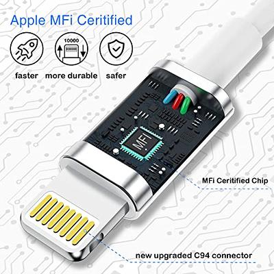 iPhone Fast Charger, 20W [MFi Certified] USB Type C Fast Charging Block  Power Delivery Fast Charger iPhone Lightning Charger with 3.3ft Lightning