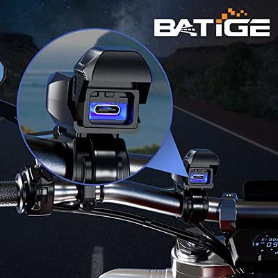 BATIGE Motorcycle USB Charger SAE to USB Adapter USB C Waterproof with LED  Light Display, Automatically ON/Off Switch, 1.8M SAE Cable for GPS  Smartphone Camera - Yahoo Shopping