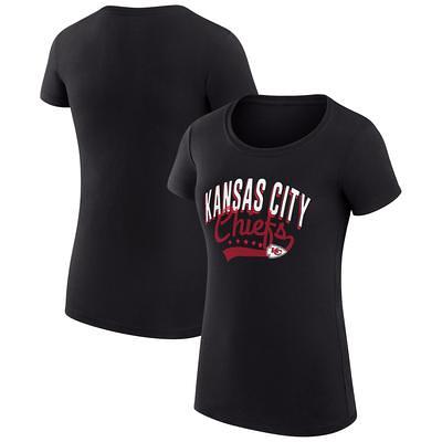 Women's Majestic Threads Patrick Mahomes Black Kansas City Chiefs Leopard Player Name & Number T-Shirt Size: Medium