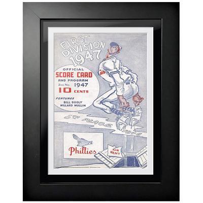 Cincinnati Reds 1942 Vintage 12'' x 16'' Framed Program Cover