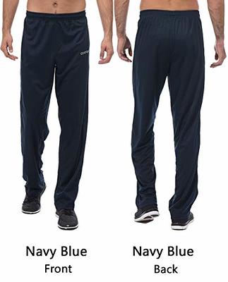 CENFOR Men's Sweatpant with Pockets Open Bottom Athletic Pants,3