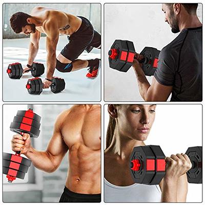 wolfyok Adjustable Dumbbell Set, Weights Dumbbells Set 44Lb/66Lb, 3 in 1  Free Weight Workout with Connector Used as Barbell, Push up Stand, Fitness  Workout Equipment for Men Women Home Gym - Yahoo Shopping